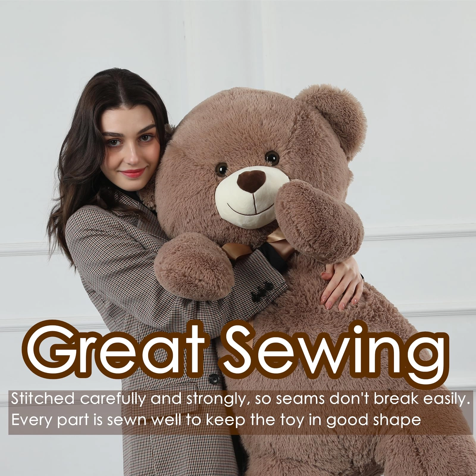 Teddy Bear - 52'' Dark Brown