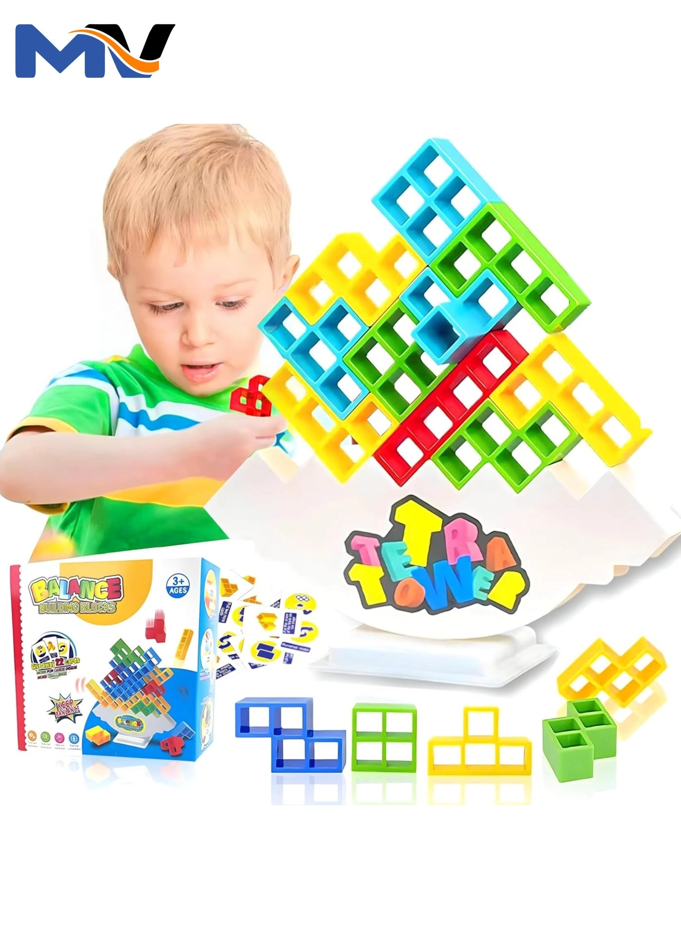 MAGIC VAULT Tetra Tower - 48-Piece