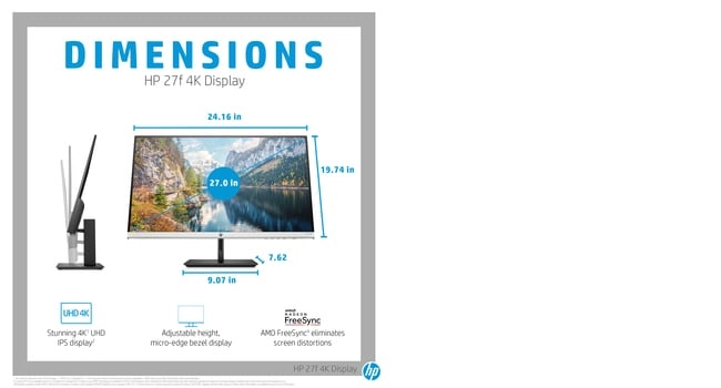 27f 4K - 27 Inches 3840 x 2160