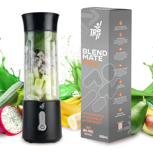Blendmate Pro - Portable Blender USB-C 4000mAh Handle Lid (Grey)