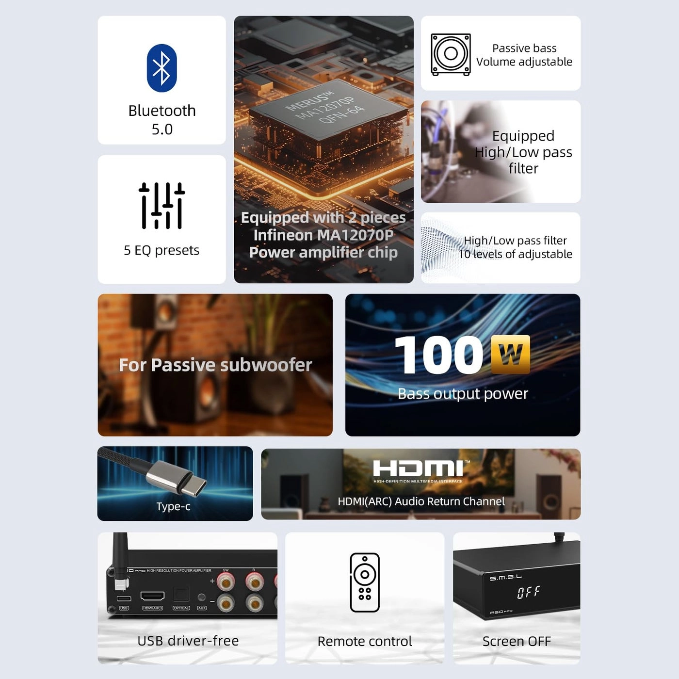 A50Pro - 2.1 Channel 100W