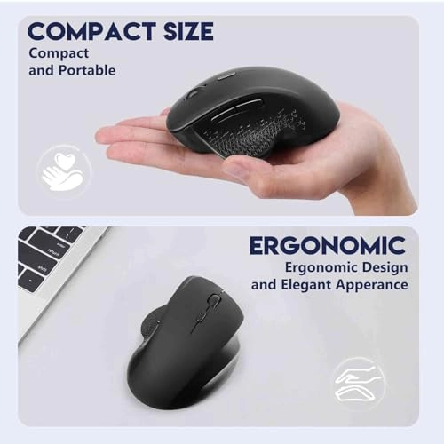 2.4GHz Rechargeable Wireless LED Mouse - Bluetooth
