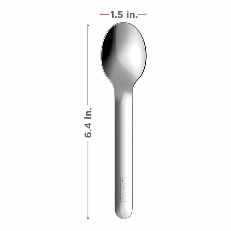 Pocket Utensil Set - Charcoal 4 piece