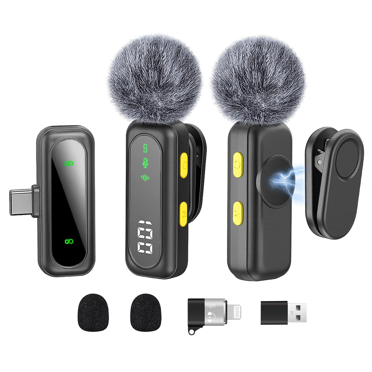 POWERDEWISE PWD-MIC-001 Wireless+USB Microphone