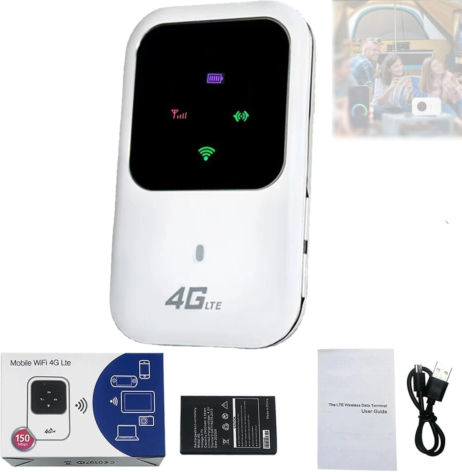 KITPIPI Portable WiFi