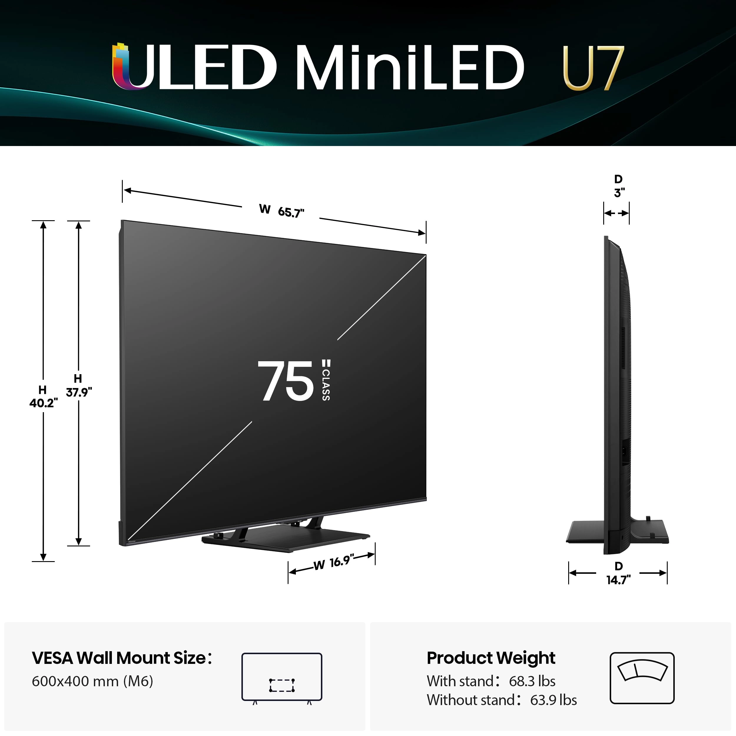 75U75QG - 75-Inch
