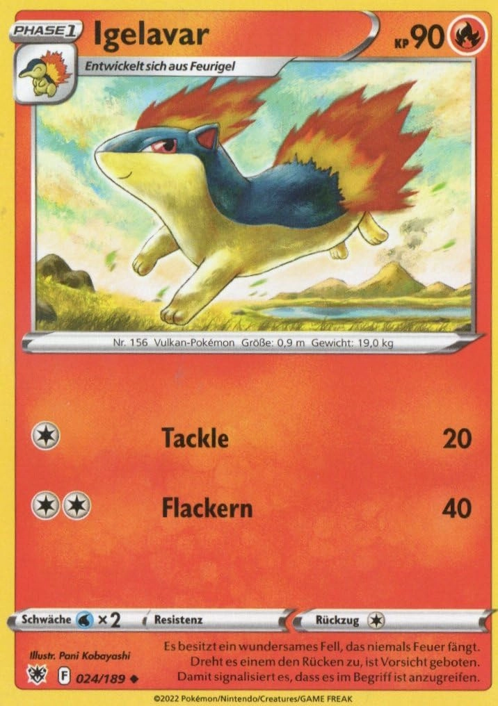 MZTCG Pokemon Igelavar ASR 024 - German