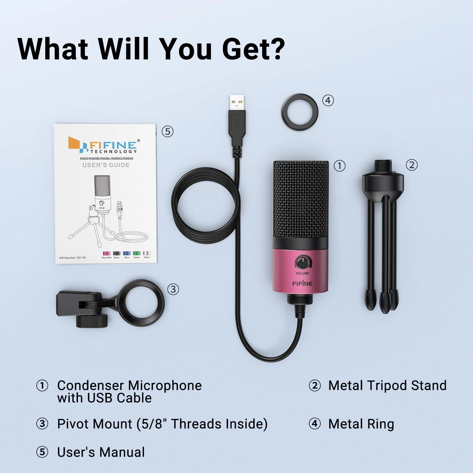 K669B USB Microphone