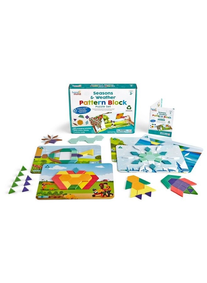 hand2mind Pattern Block Puzzle Set
