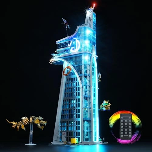LED Light Kit - Plastic Marvel Avengers for LEGO Marvel Avengers Tower 76269