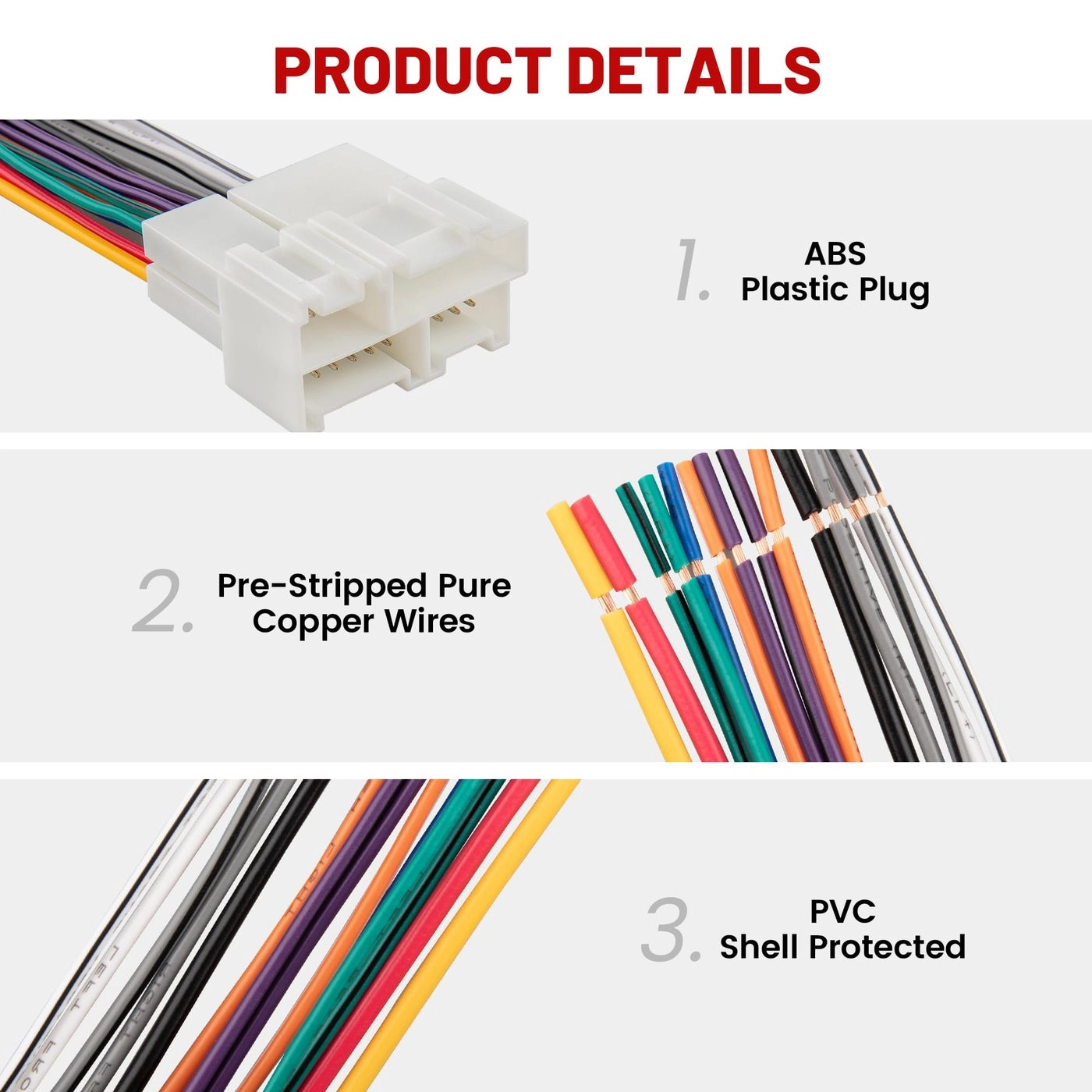 Car Stereo Wiring Harness - 1999-2002 GMC Sierra Chevy Suburban Tahoe