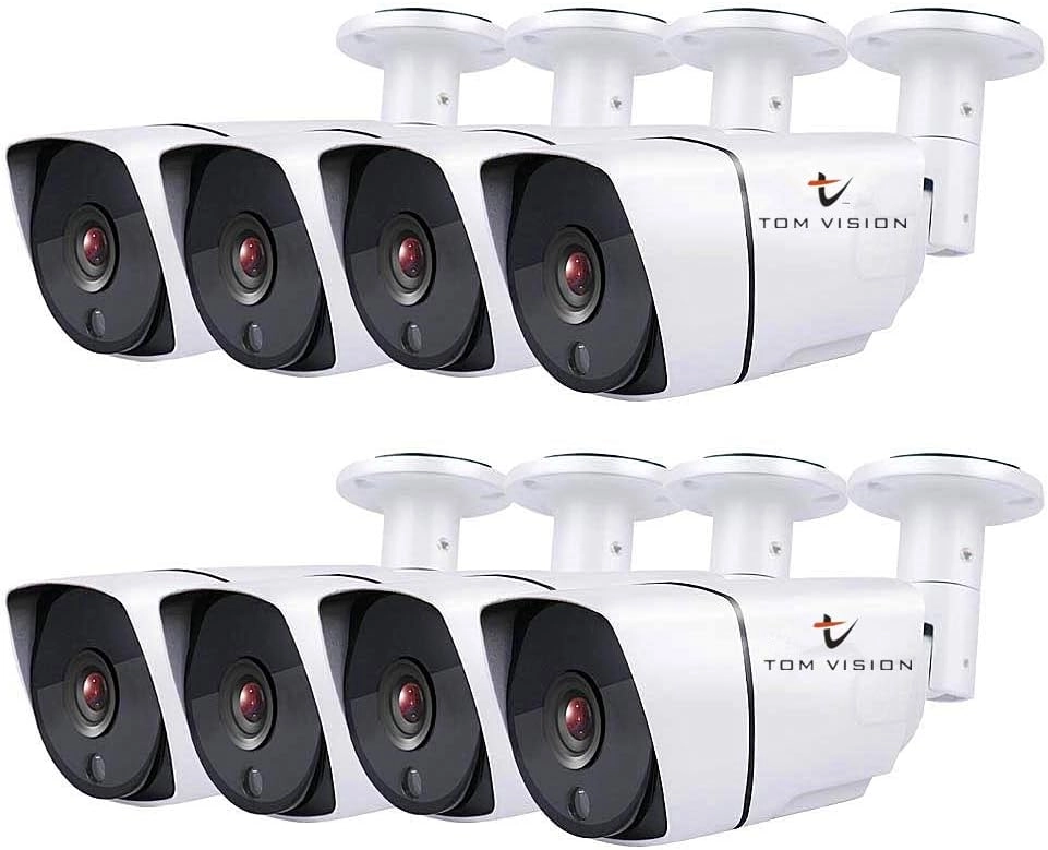 8CH 1080N AHD DVR + 1080p Bullet Camera - 8PCS + 1TB Hard Disk