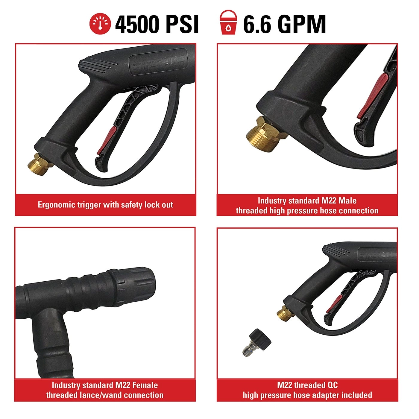 Universal Pressure Washer Gun