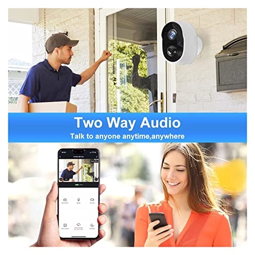 Outdoor Solar Security Camera 2K