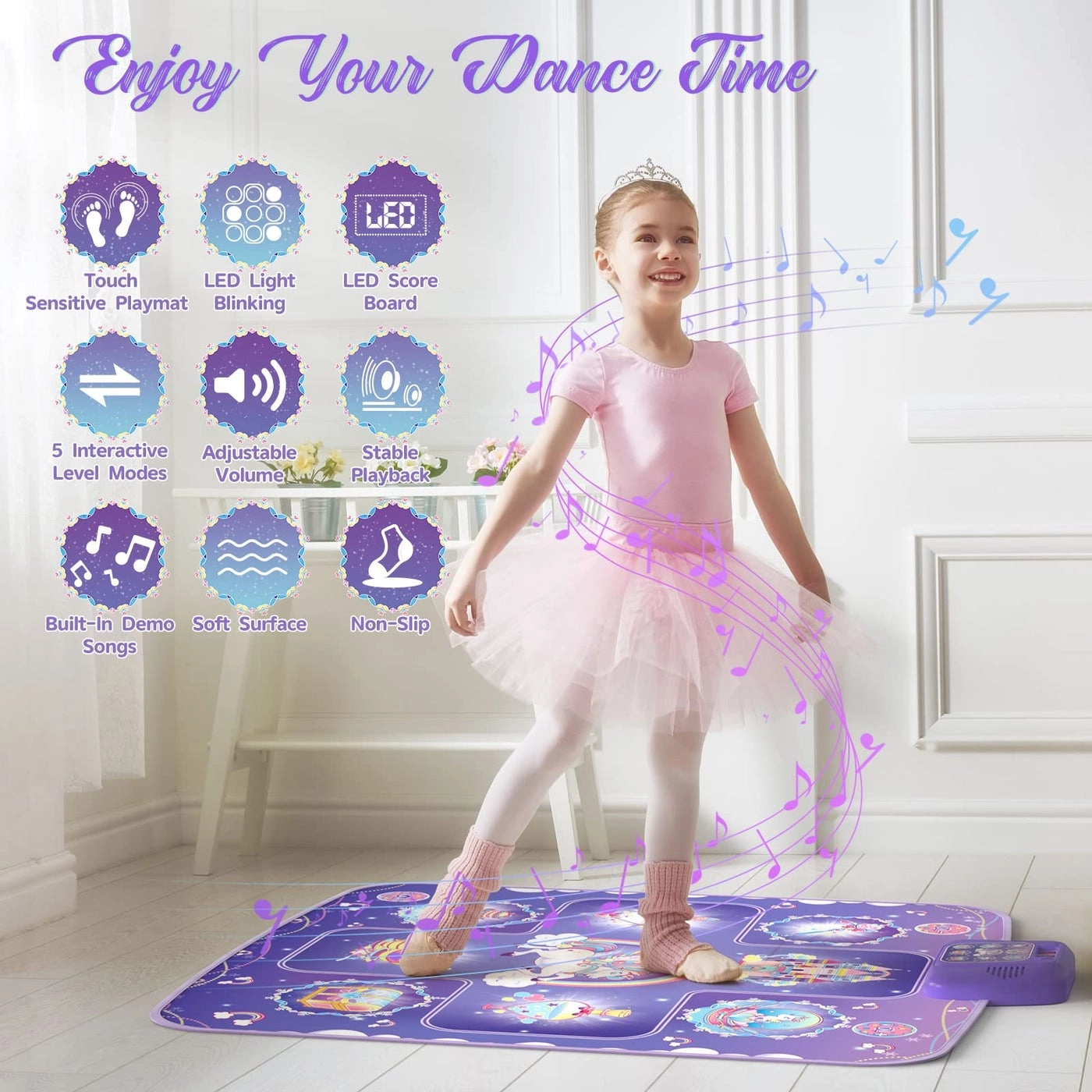 Unicorn Dance Mat - 3-12 years