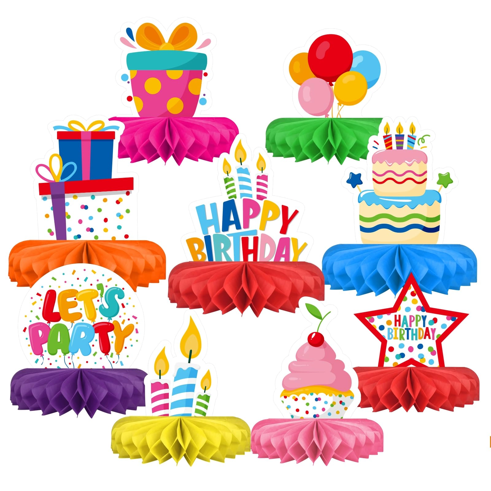 gatherfun Happy Birthday Decorations Set - 9 piece(s) Birthday