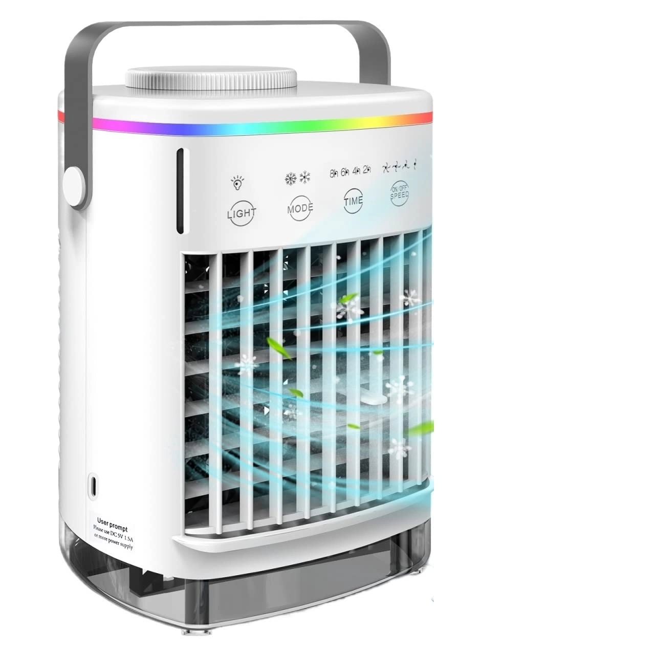 Mini Portable Air Conditioner - Dark blue 2000 Grams