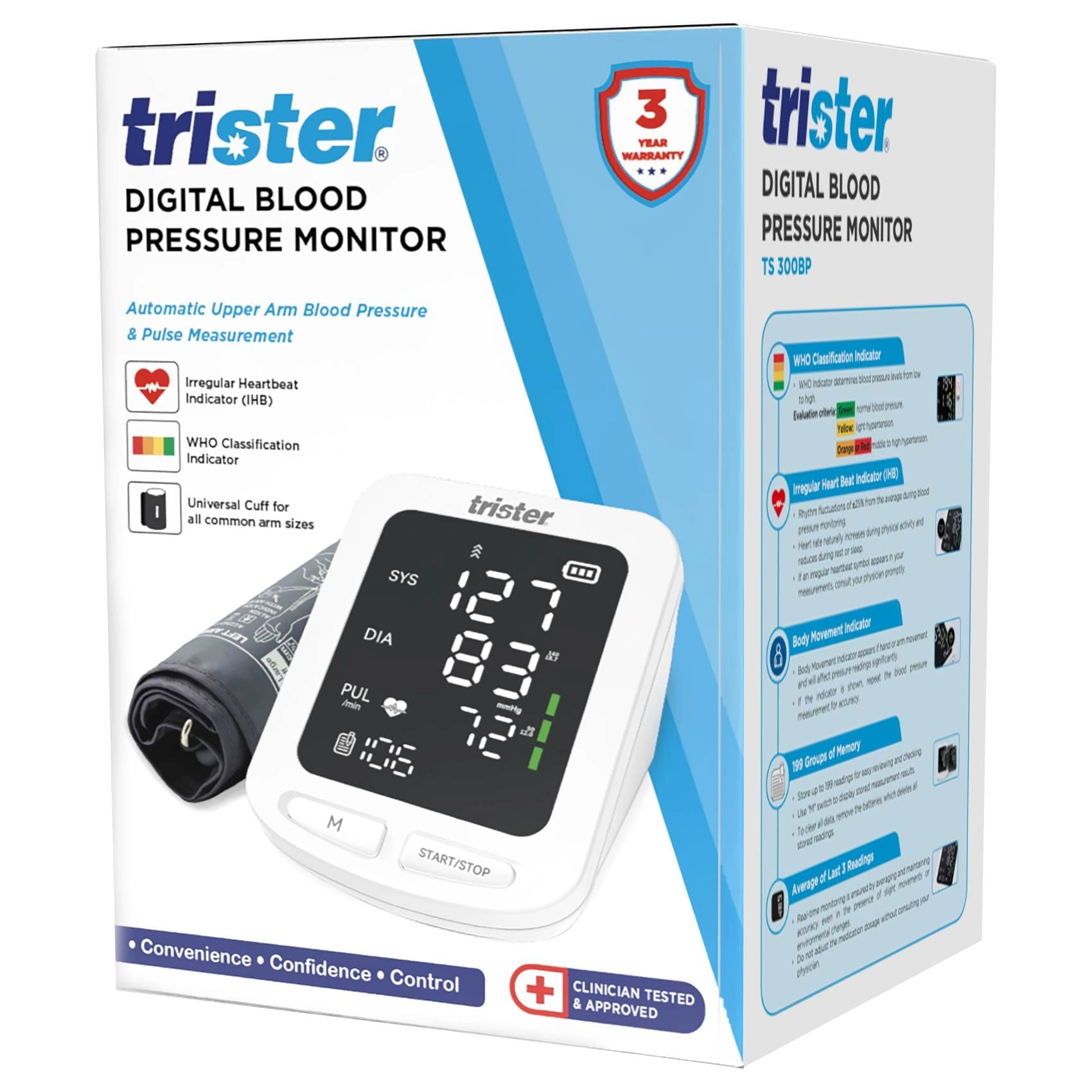 TS-300BP - Upper Arm 22 to 42 cm