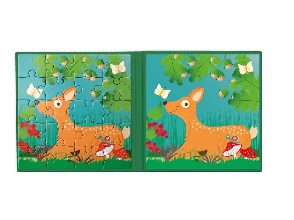 Forest Life Magnetic Puzzle Book - 3+ 20 pieces