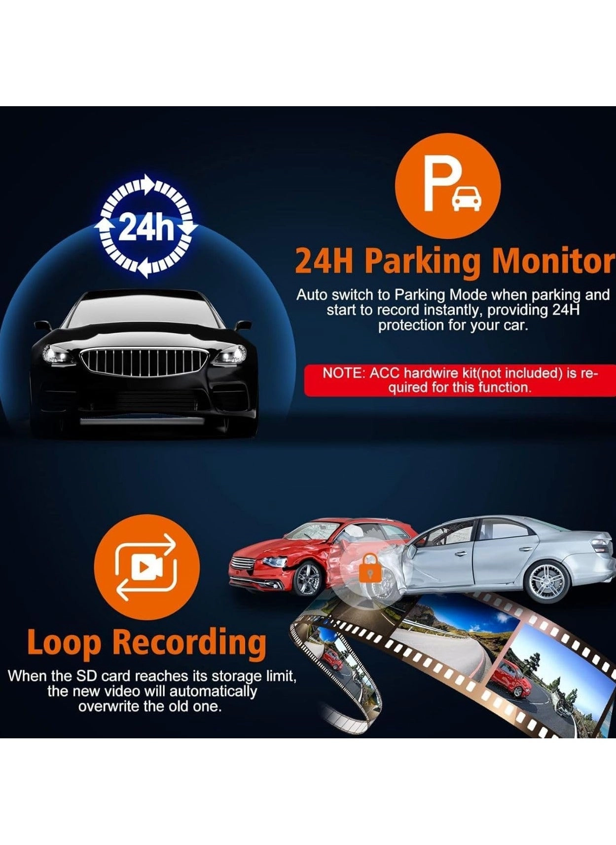 Dash Cam 1080 pixels