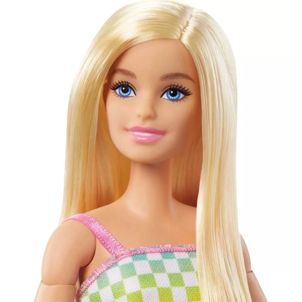 Barbie Fashionistas - Blond Hair Rainbow Dress Wheelchair & Ramp