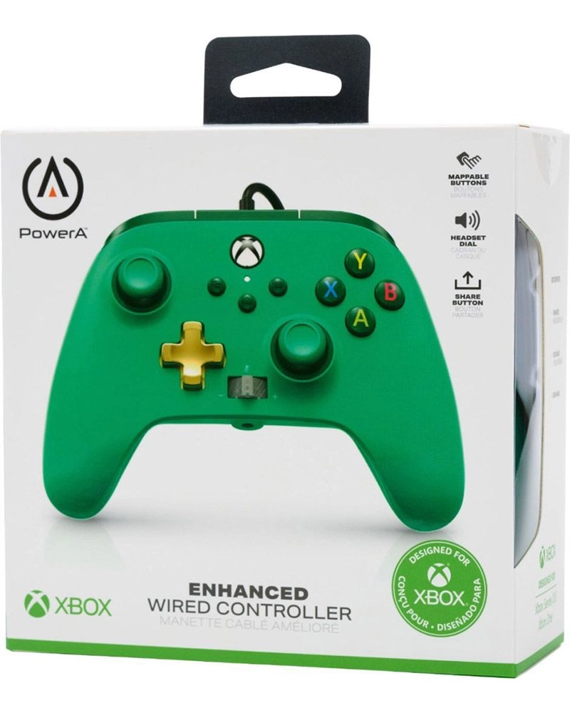 Enhanced Wired Controller - Green Xbox Series X|S