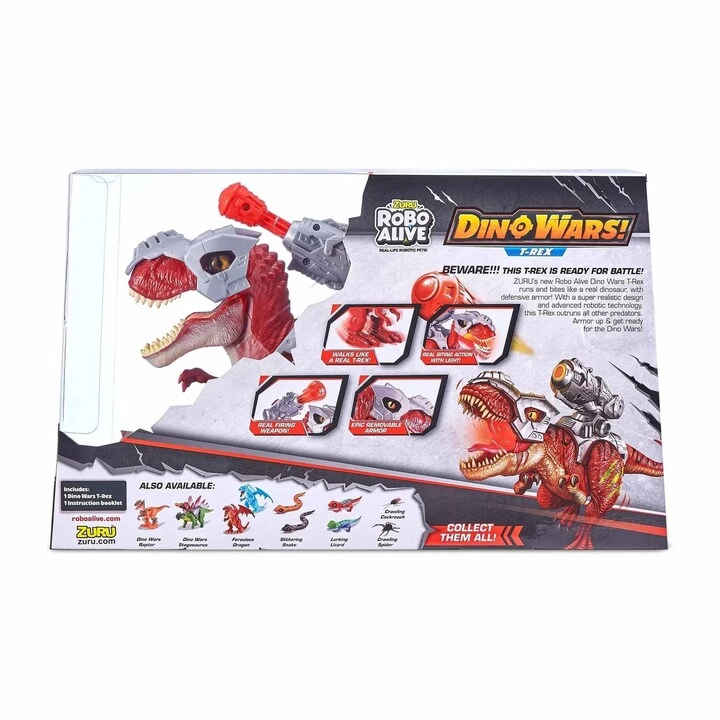 Dino Wars T-Rex - Red Robotic