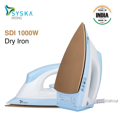 SDI-07 - Plastic Dry Iron 1000W Blue