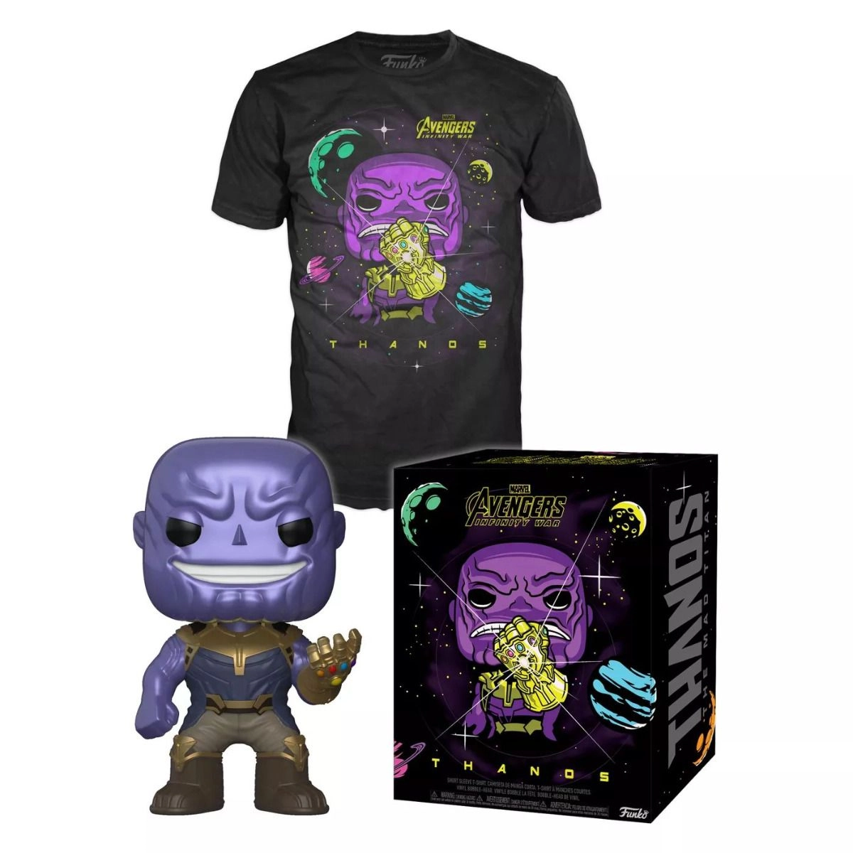 FUNKO Thanos - in Space Vinyl Figure + Thanos - in Space T-Shirt
