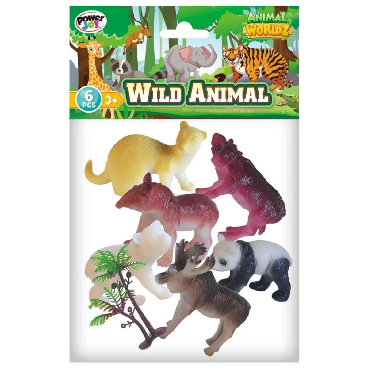 Safari Animals Collectable Toys (ALGT-999A-10) 6 pcs