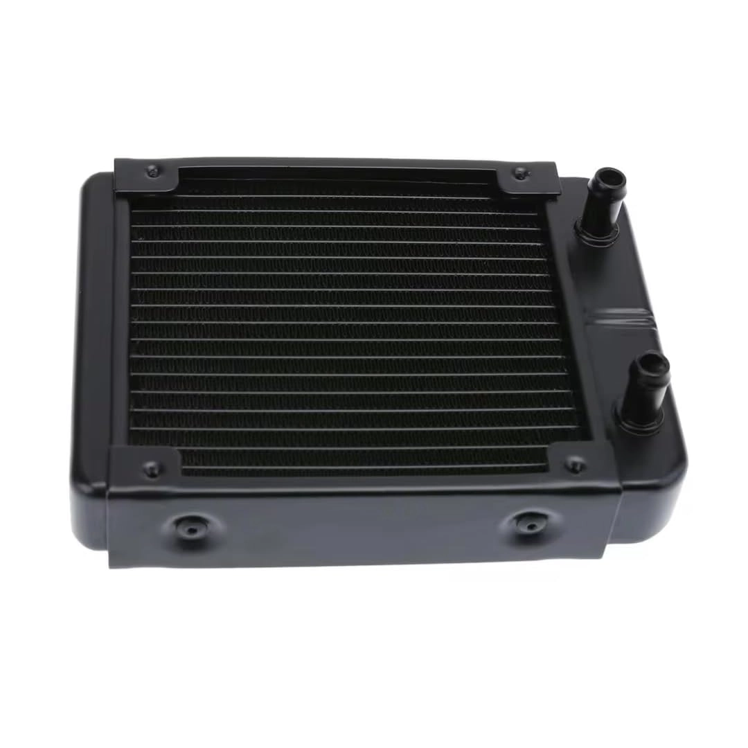 CentIoT, 69, First Cross, Nehru Nagar, Karaikal, Puducherry – 609605 Water Cooler Radiator Heat Exchanger - Pagoda nozzle 120mm Aluminum