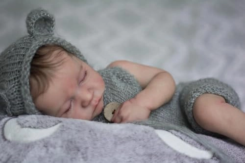 Reborn Baby Doll - 19 inch 48 cm vinyl silicone Boy Ages 3+