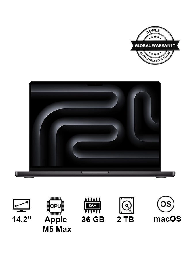 MacBook Pro 2026 - 14.2'' M5 Max 36GB Unified Memory 2TB SSD