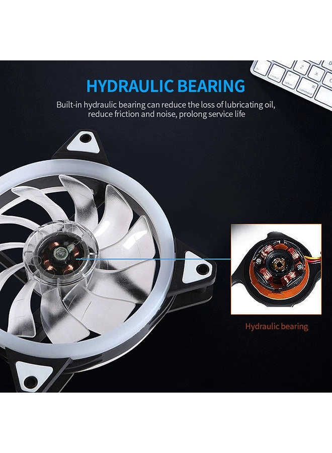Computer Radiator RGB Fan - 5-Piece 12 cm
