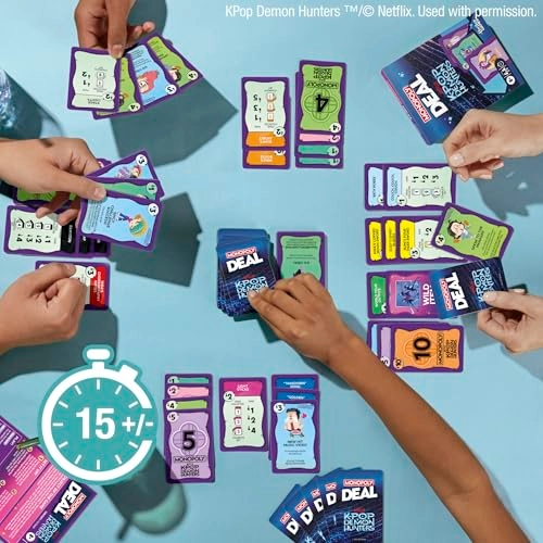 Monopoly Deal: Kpop Demon Hunters - Card Game
