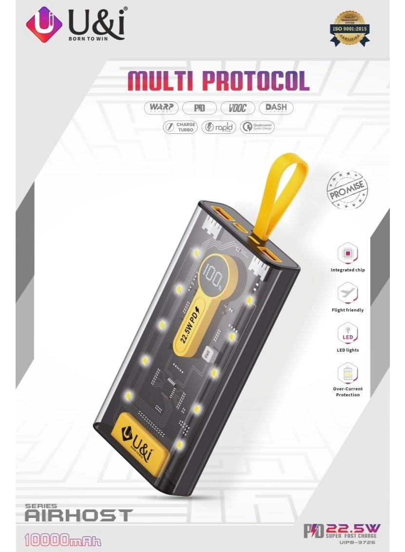 UiPB-3726 - 10000mAh 22.5W Fast charging