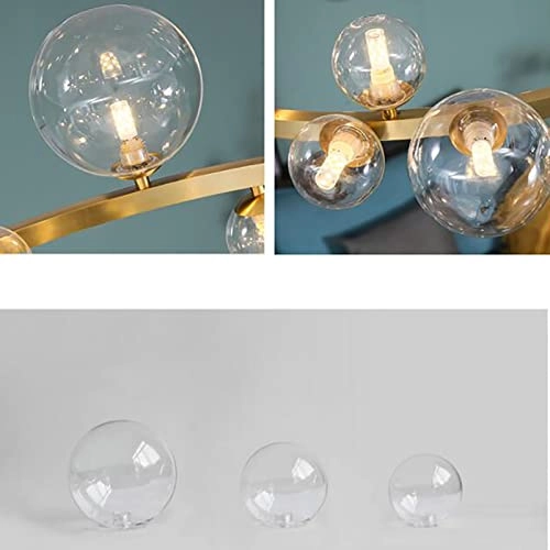 Full Copper Glass Chandelier - 7 Heads 90*27*30cm