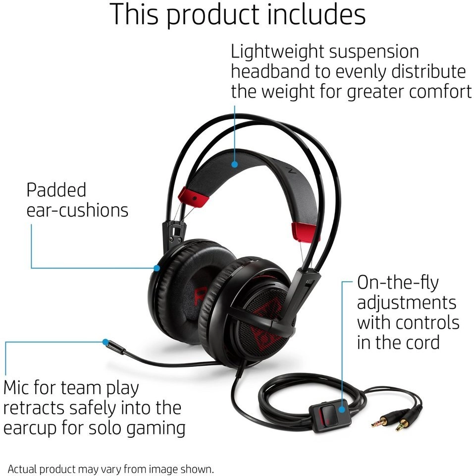 OMEN SteelSeries X7Z95AA Wired Headset