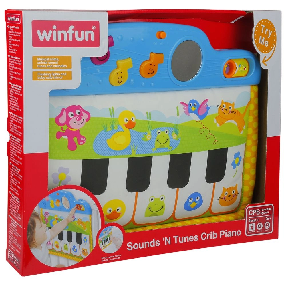 Sounds 'N Tunes Crib Piano - Suitable for 0 month and above