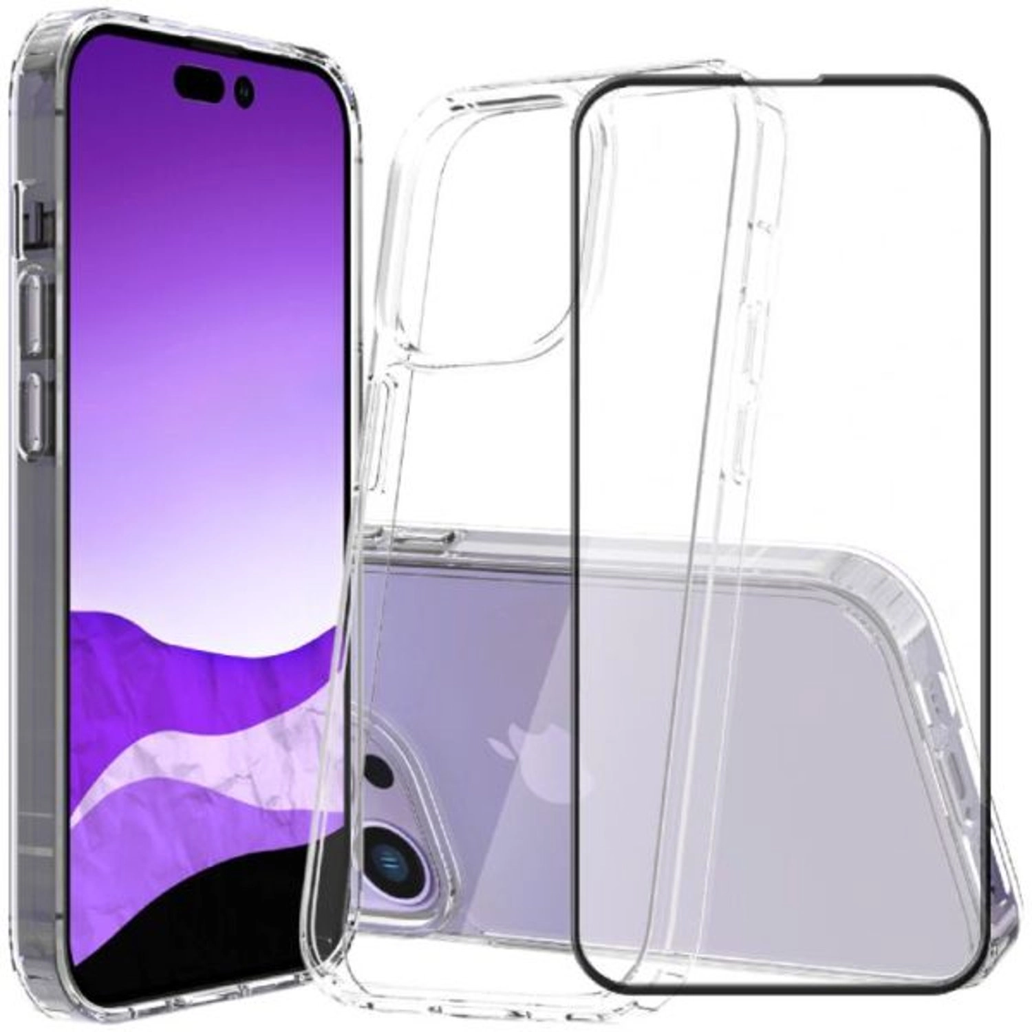 Case with Screen Protector for iPhone 15 Pro Max