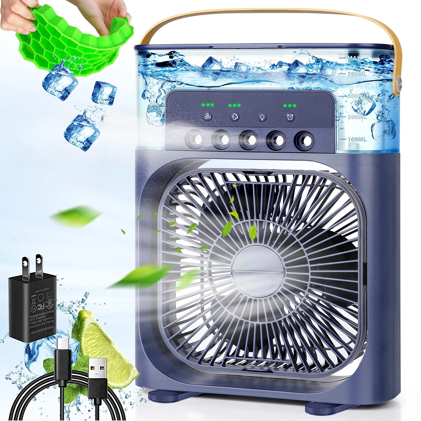 qinmor Portable Air Conditioner Fan - 8 watts