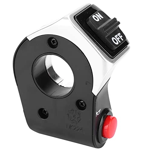 Mountain Bike 2 in 1 Light Horn Switch Button - 1.7m cable 22.5mm handlebar