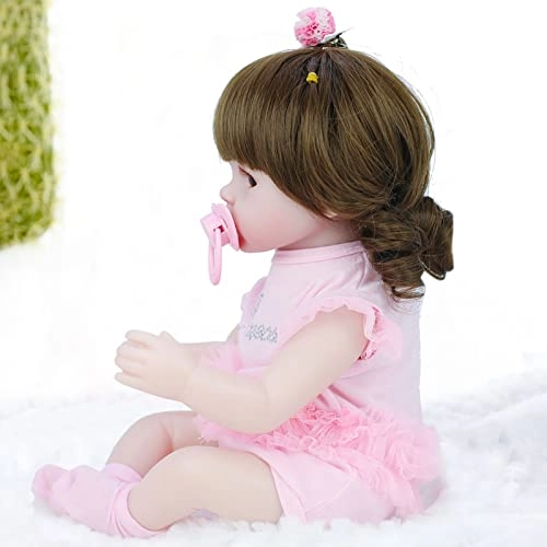 Reborn Baby Doll - 16.5 Inch Vinyl Toddler Girl