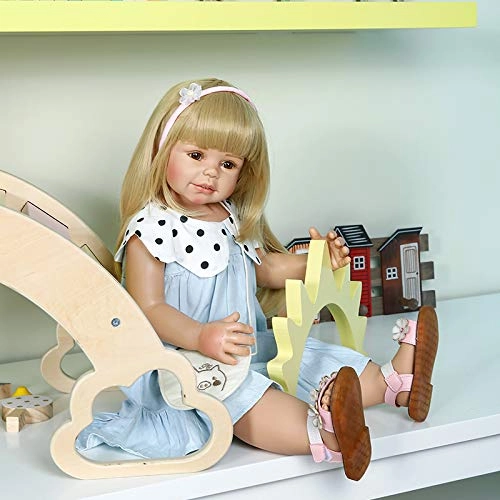 Reborn Toddler Doll - 70cm hard vinyl Blond