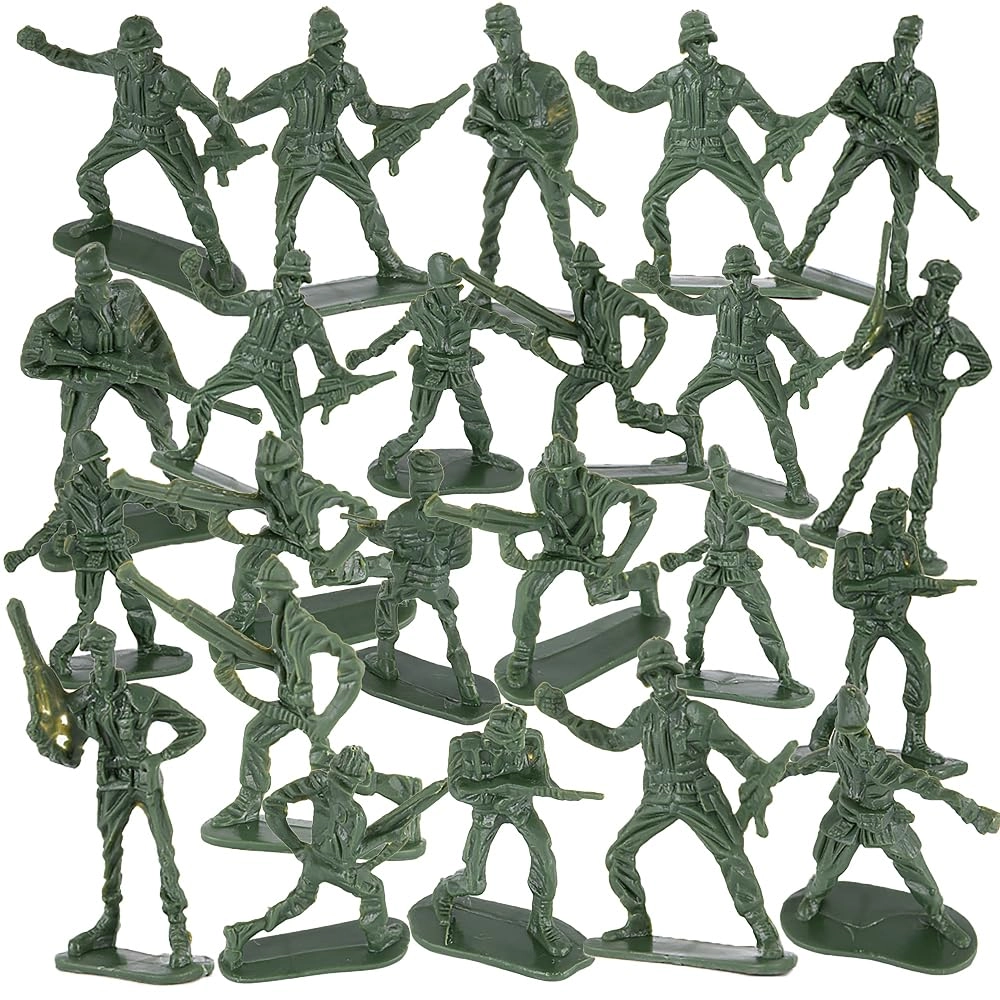ArtCreativity Little Green Army Men - 144 pcs Pack