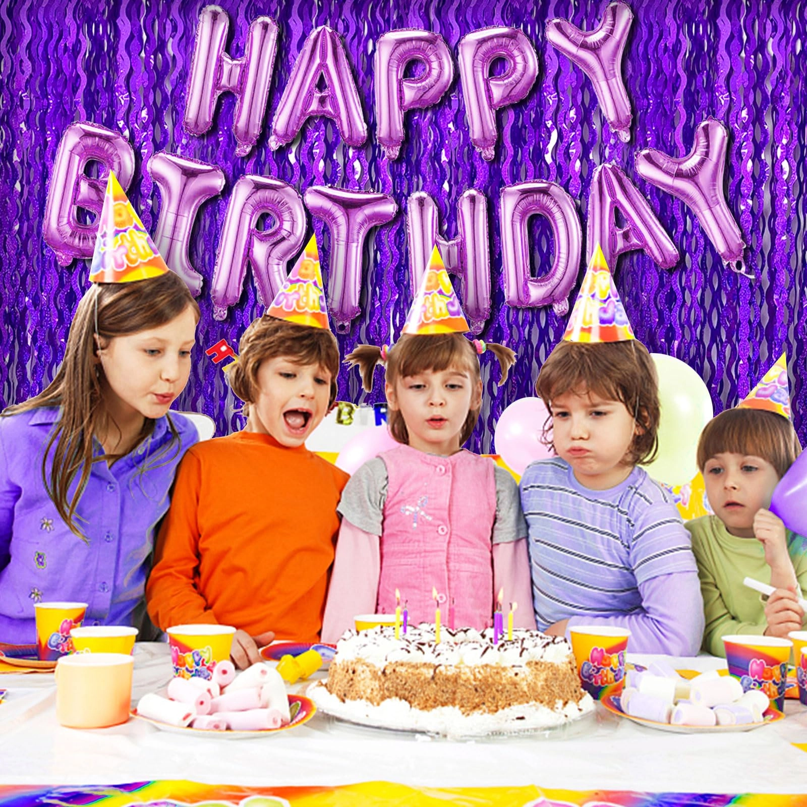 Party Backdrop - 5 Pack Birthday