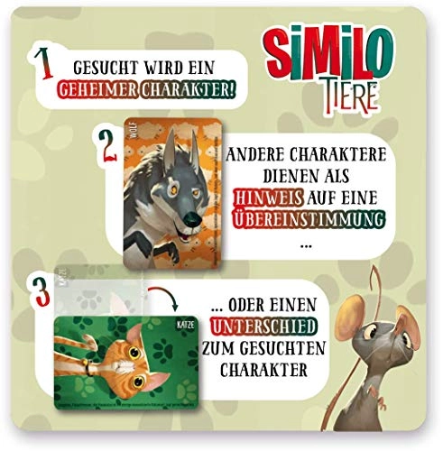 Similo: Wild Animals - Card Game (German)
