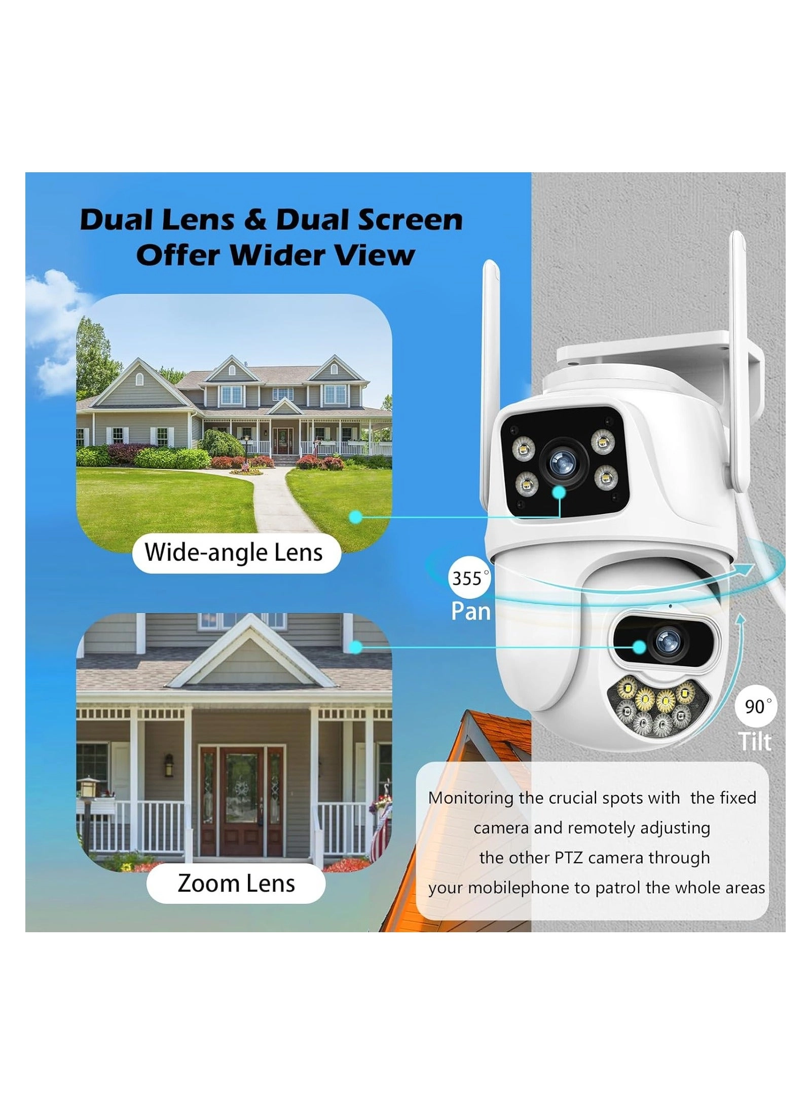 Security Camera Outdoor 2K