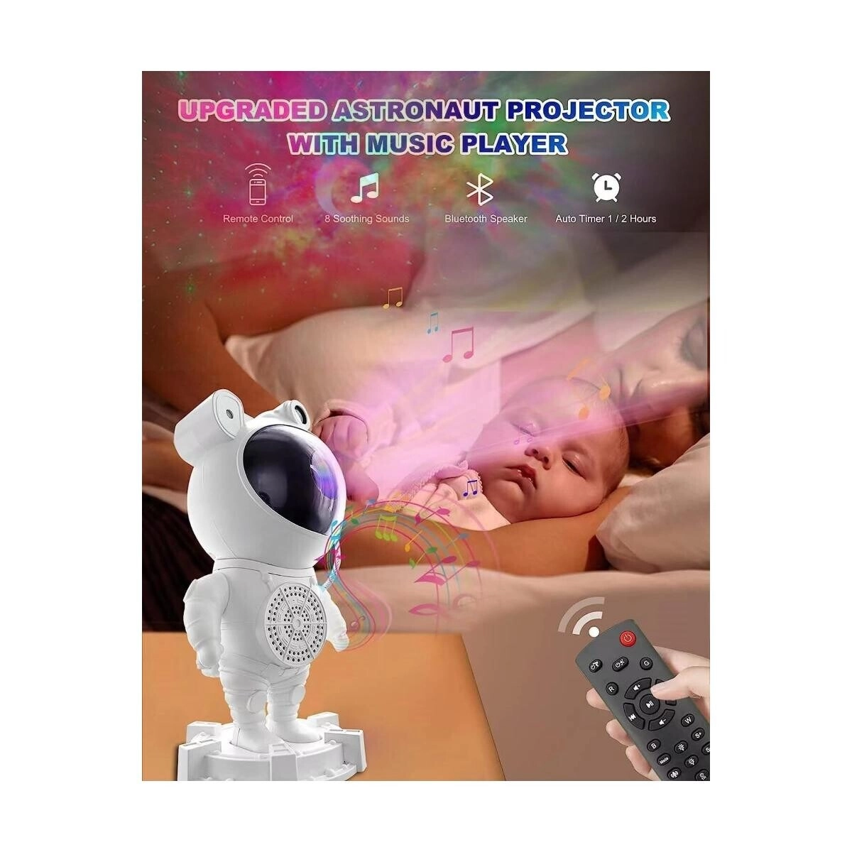 Galaxy Projector Night Light - RGB