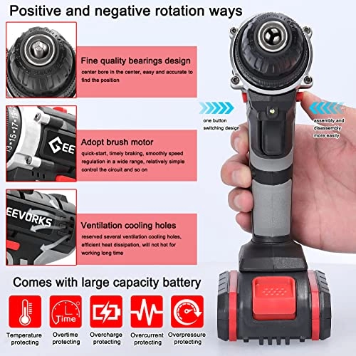 Electric Drill - 21V 1300mAh